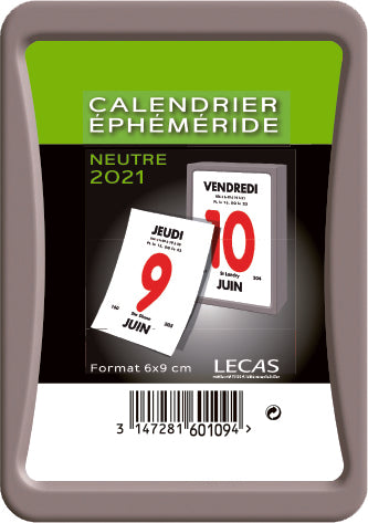 Bloc Éphéméride 6x9 cm - 365 Jours 2026