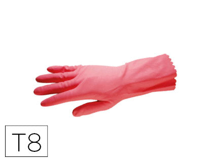 Gants de Ménage en Latex Naturel Taille 8 - Norme EN420