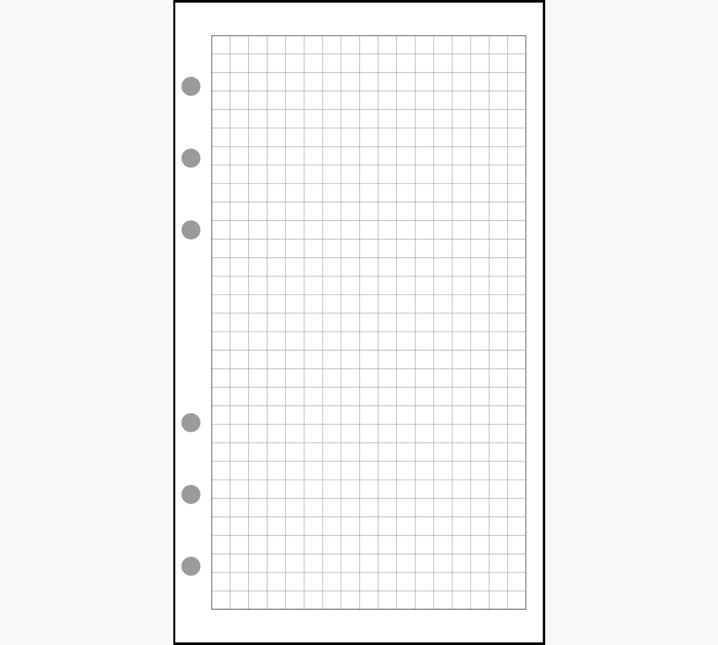 Recharge Exacompta Exatime 21 Quadrillé 5x5 14x21cm 32 Feuillets