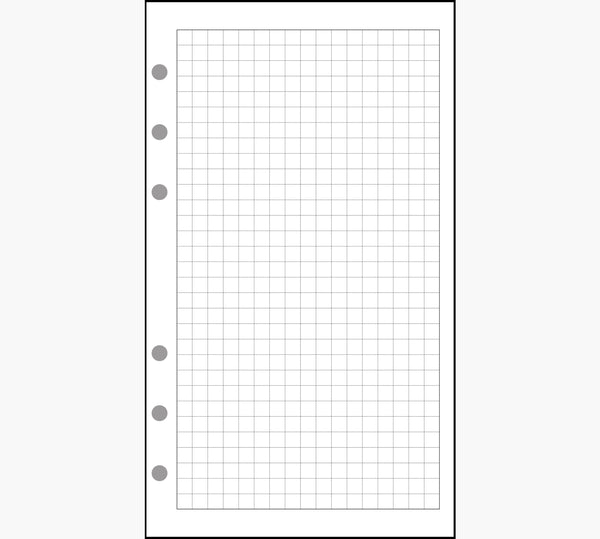 Recharge Exacompta Exatime 21 Quadrillé 5x5 14x21cm 32 Feuillets