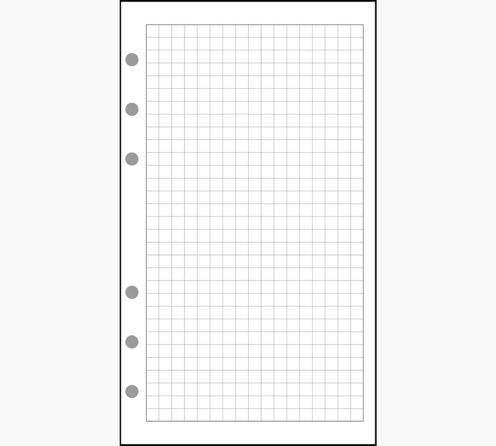 Recharge Exacompta Exatime 21 Quadrillé 5x5 14x21cm 32 Feuillets