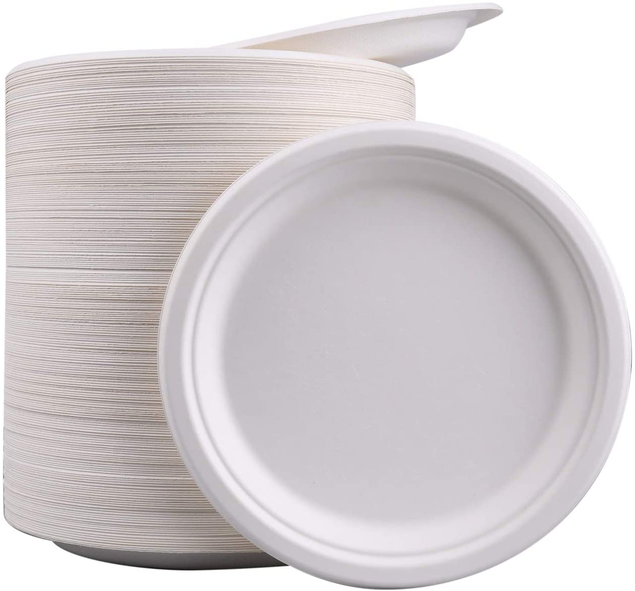 Assiette fibres végétales 23cm -p/50
