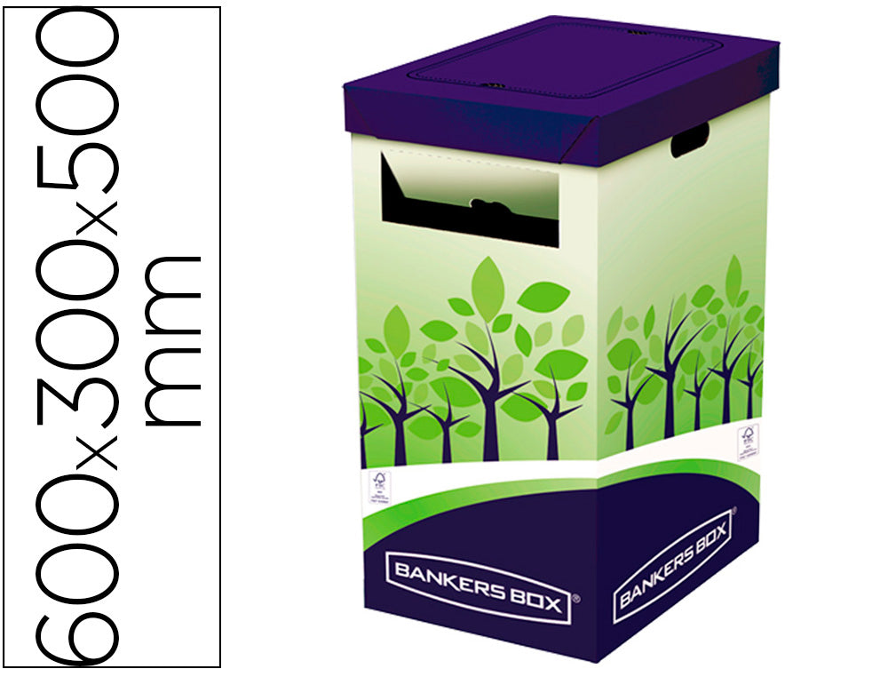 Collecteur bankers box vert.69l
