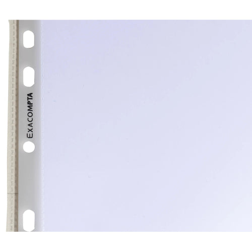 Pochette perforée A4 premium polypro lisse 12/100 sachet de 100
