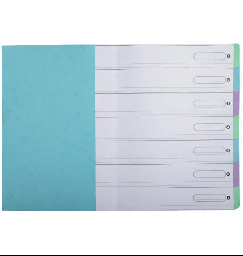 Trieur harmonika aquarel A4 -7 cases