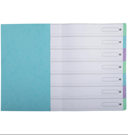 Trieur harmonika aquarel A4 -7 cases