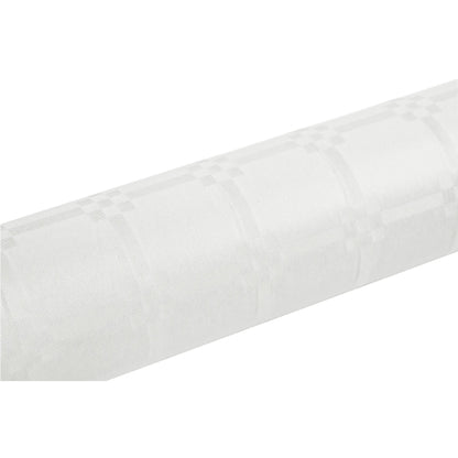 Nappe damassee 118cm rl25m blanc
