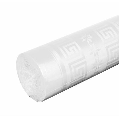 Nappe damassee 118cm rl100m blanc