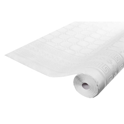 Nappe damassee 118cm rl100m blanc