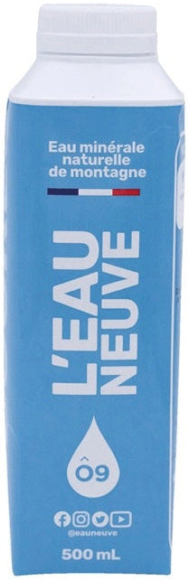Eau minérale naturelle en brique de 50cl