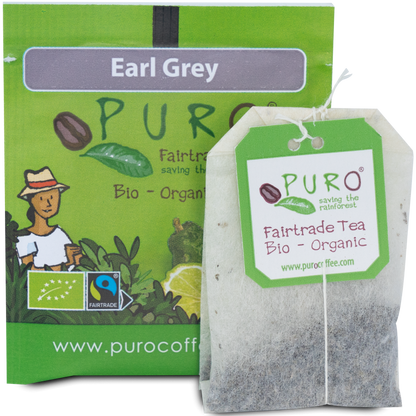 Thé Earl Grey Bio - Arôme Bergamote Citron -sachet de 25