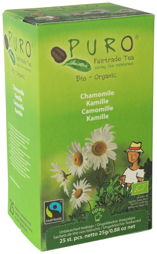 Infusion Bio Camomille - Sachets Végétaux 100% Naturels -25 sachets