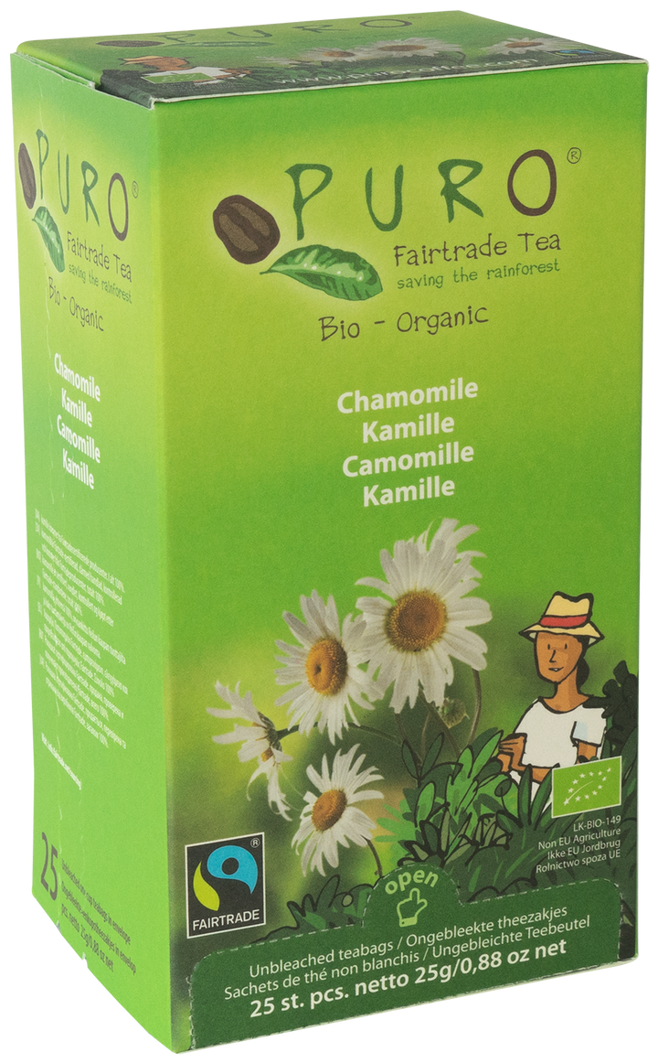 Infusion Bio Camomille - Sachets Végétaux 100% Naturels -25 sachets