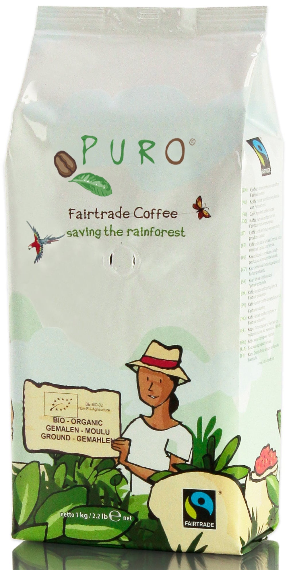Café Moulu Bio Fairtrade 1KG - Saveur Authentique