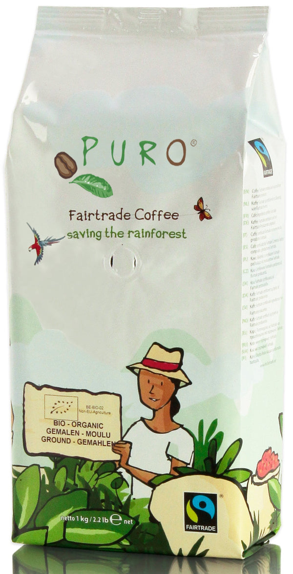 Café Moulu Bio Fairtrade 1KG - Saveur Authentique