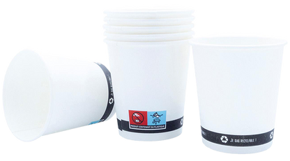 Gobelet carton blanc 25cl - Recyclable et étanche