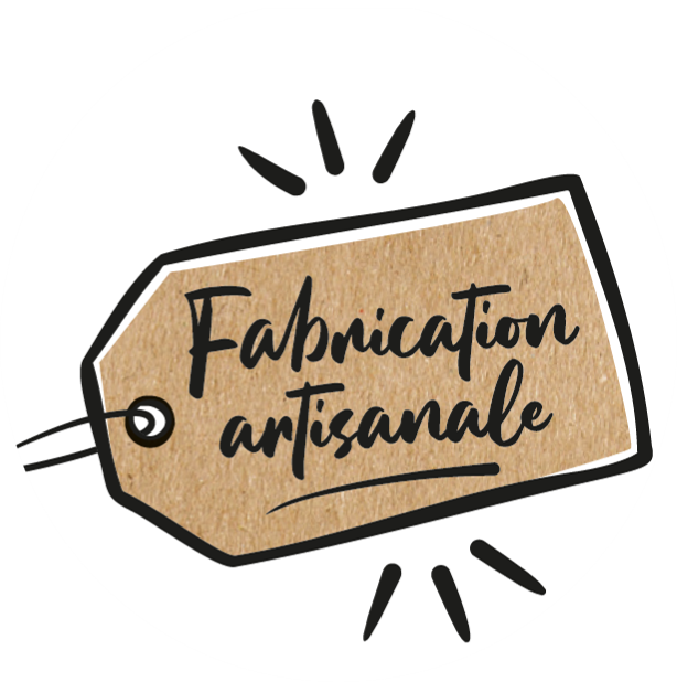 Etiquettes adhésives 35mm - mention " fabrication artisanale"