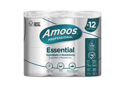 Papier toilettes 2 plis Lot de 12 rouleaux