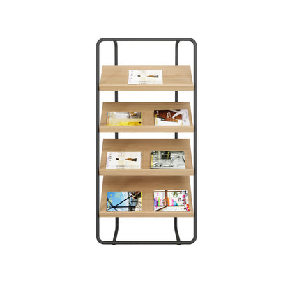 Présentoir Sol Modulaire 75x158x43 - Bois pour Documents A4