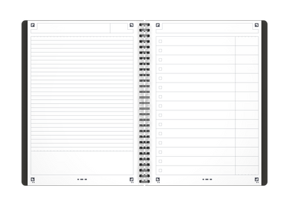 Cahier B5 Task Manager 160pages - pour une gestion de Tâches Optimisée