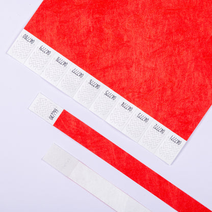 Bracelets d'identification Tyvek 256x19mm - Lot de 500