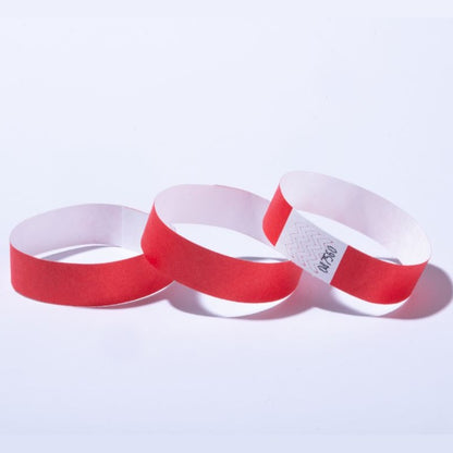Bracelets d'identification Tyvek 256x19mm - Lot de 500