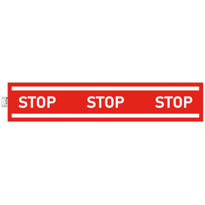 Bande adhésive de sol antidérapante "stop" 100x20cm-rouge