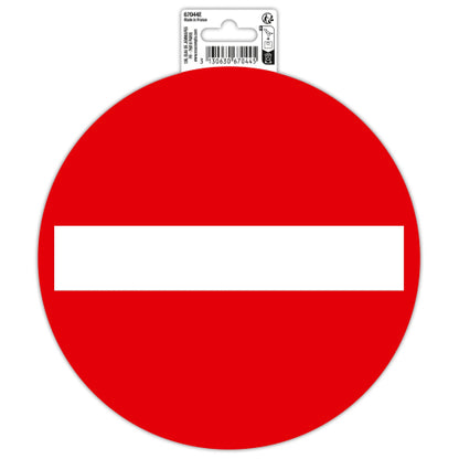 Panneau pvc 20cm " sens interdit"