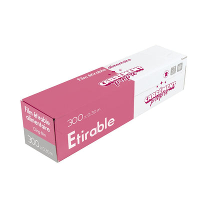 Film Étirable Alimentaire 300m x 45cm - grande longueur