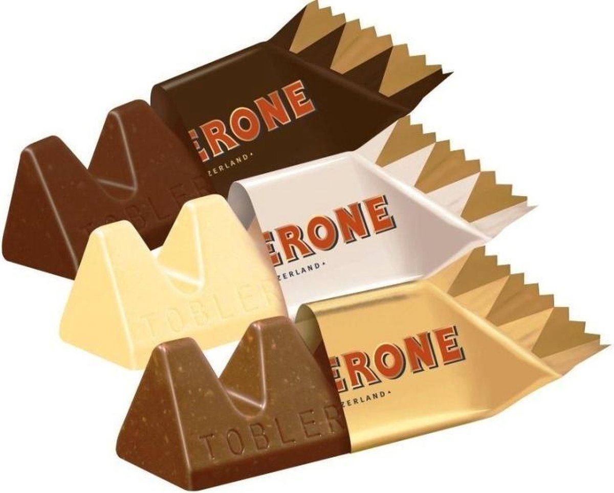 Chocolat toblerone -format mini -boite de 113