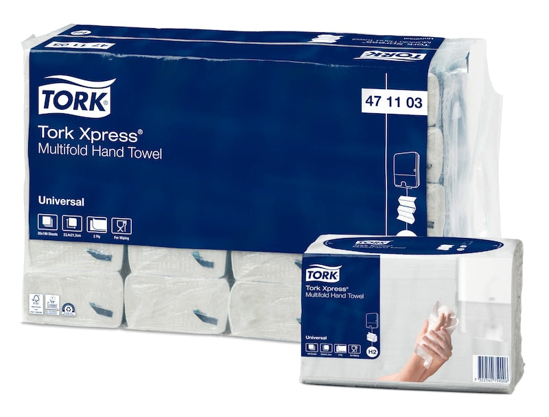 Essuie-mains recycles Z tork H2 -180 feuilles