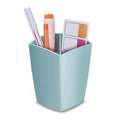 Pot crayons riviera vert eau
