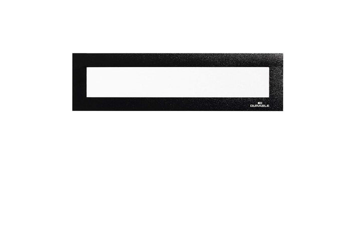 Porte-titre magnétique 21x4cm lot de 5 noir