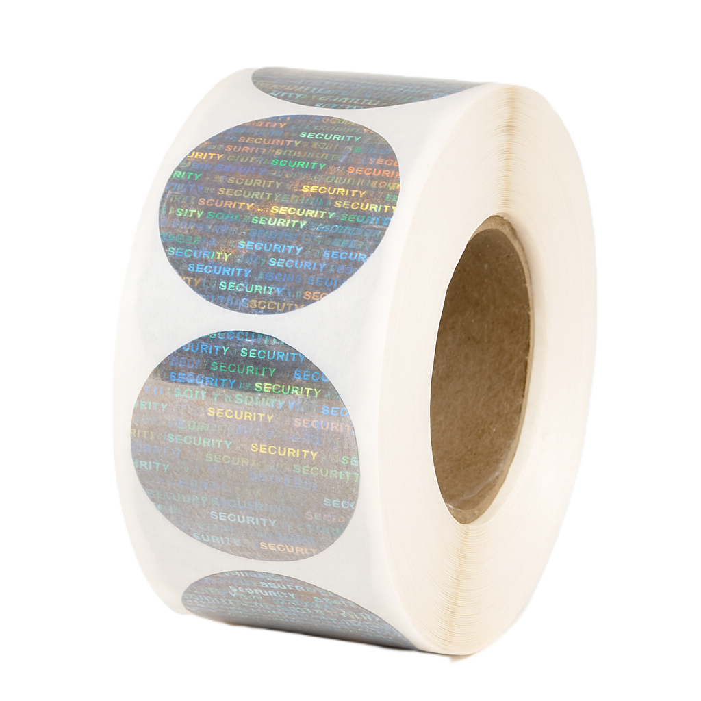 Étiquettes adhésives de Sécurité VOID - Holographiques 37mm -rouleau de 1000