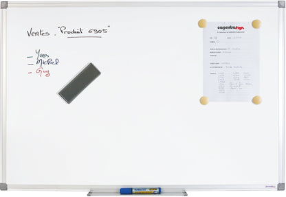 Tableau Blanc Magnétique 60x90cm - Surface Laquée