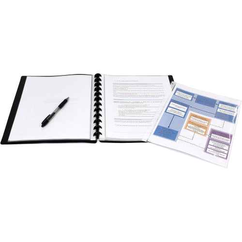 Protége-documents personnalisable geode 60 vues-noir