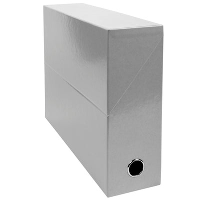 Boite de transfert 25x33mm dos 90mm pelliculé-gris