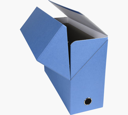 Boite de transfert 25x33mm dos 120mm toilé bleu clair
