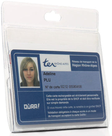 Badge multi-cartes 4cartes  lot de 10