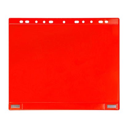 Pochette perforée magnétique A4- recto/verso -sachet de 5-rouge