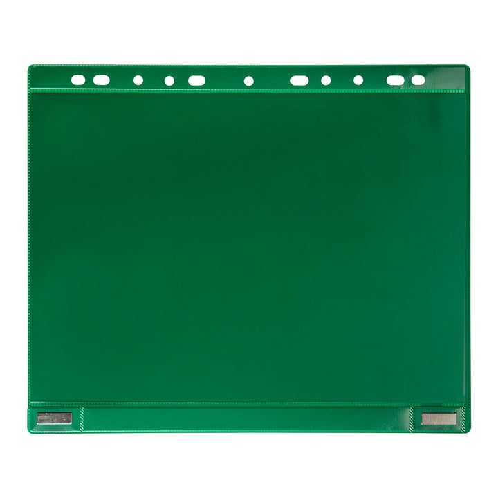 Pochette perforée magnétique A4- recto/verso-sachet de 5-vert