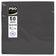 Serv.cocktail 2plis 20x20 p/50noir