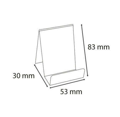 Support présentation petit objet cristal -30x83x50mm