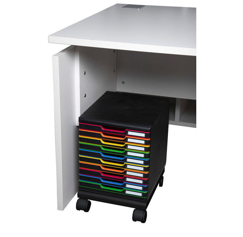 Set support sur roulettes pour module classement-série modulo