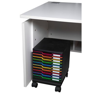 Set support sur roulettes pour module classement-série modulo