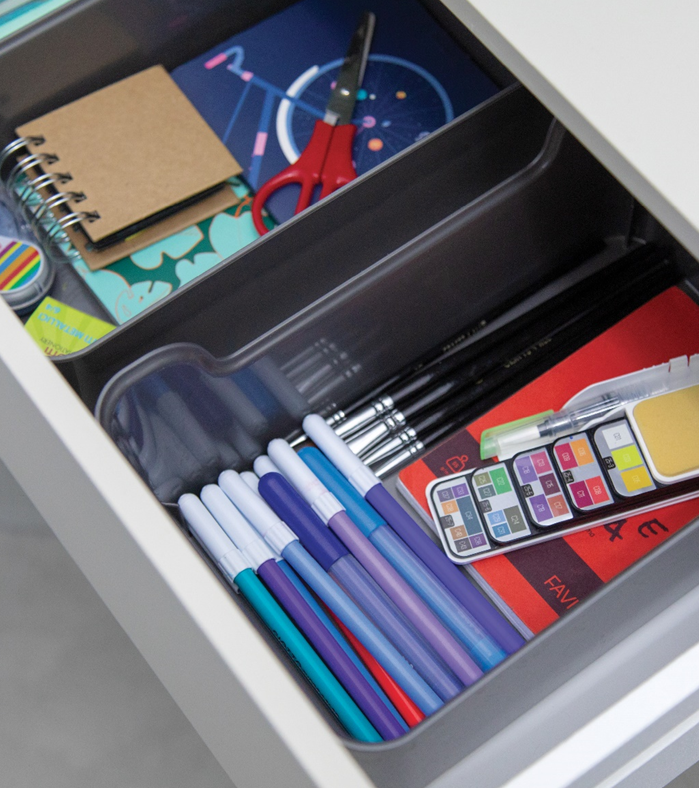 Boite rangement bella 1.18lgris