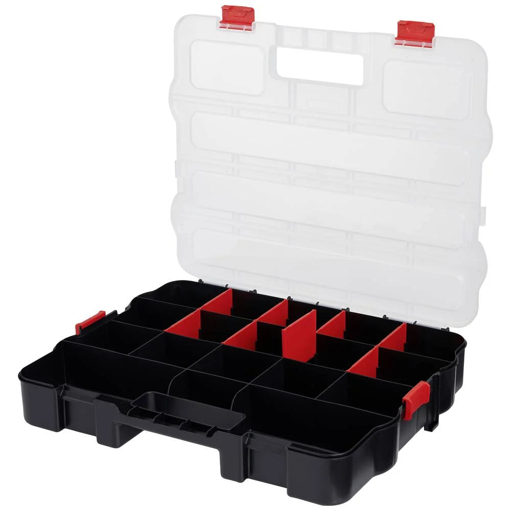 Mallette pour outils polypro- 17 compartiments