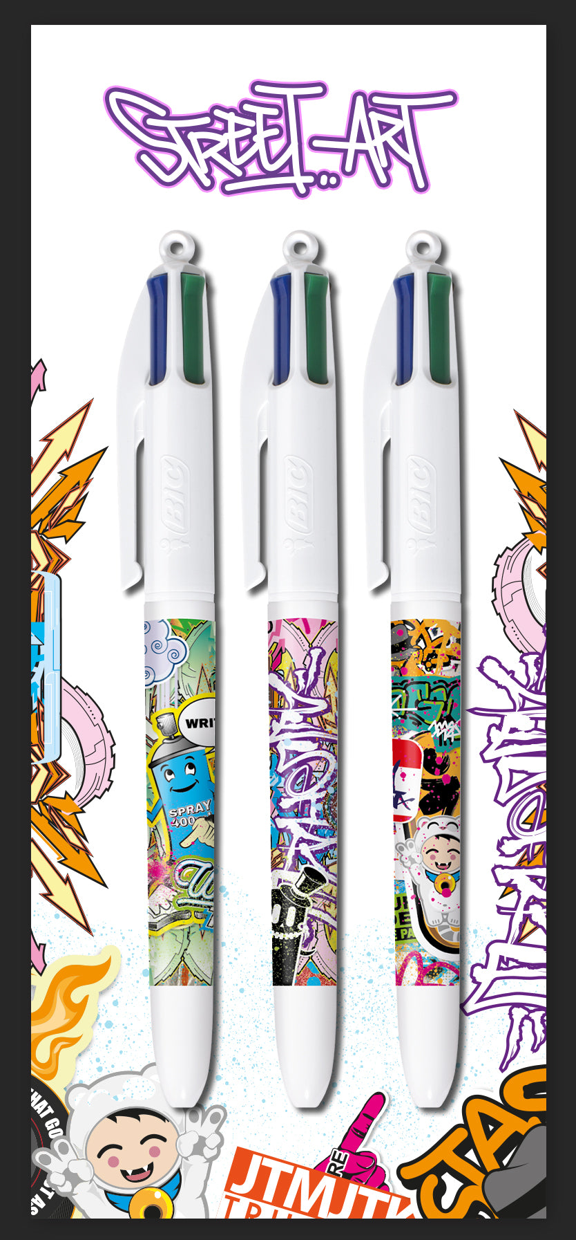 Stylo Bille 4 Couleurs - Pratique et Polyvalent
