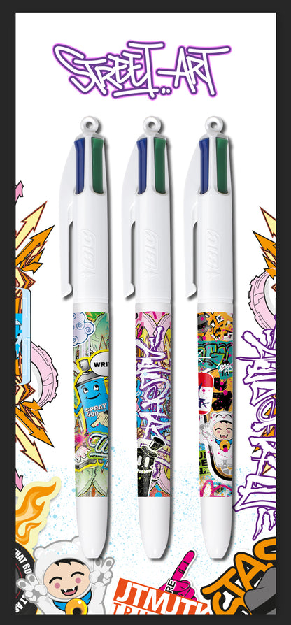 Stylo Bille 4 Couleurs - Pratique et Polyvalent