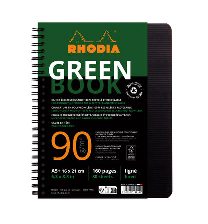 Cahier greenbook ri a5 160p 90g l